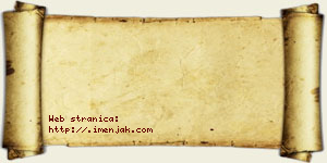 Andjelina Kaljević vizit kartica